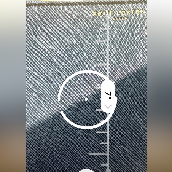 Katie Loxton Magical Moments Clutch Perfect Pouch Navy W Gold Hardware - Picture 3 of 6